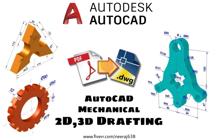 create-2d-drawings-3d-models-of-mechanical-parts-in-autocad